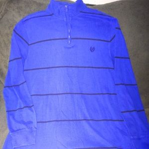 Chap's RL OL'SCHOOL HalfZip,LongSleeve.Blue/Black‼️3 for 25‼️